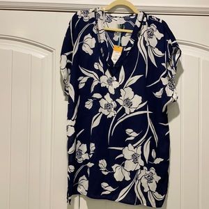 NWT - Navy coverup size small 4/6